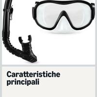 Maschera da Snorkeling con Borsa da Trasporto