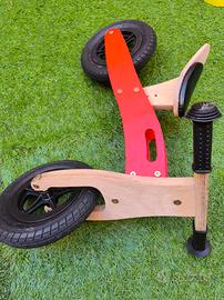 Bicicletta per bambini senza pedali in legno