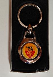 PORTACHIAVI in metallo cromato lucido A.S. ROMA