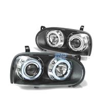 FARI VOLKSWAGEN VW GOLF 3 ANGEL EYES NERI