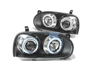 FARI VOLKSWAGEN VW GOLF 3 ANGEL EYES NERI