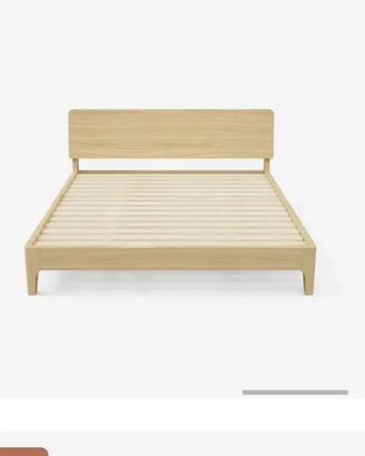 Letto matrimoniale in legno