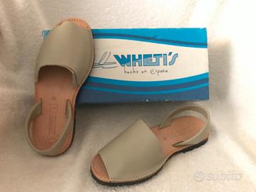 Minorchine in pelle nuove 36 made in spain