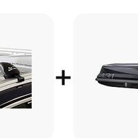 Barre e box tetto auto grigio scuro