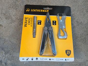 Pinza multifunzione Leatherman Wave con Croc raro