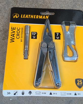 Pinza multifunzione Leatherman Wave con Croc raro