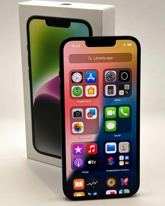 Apple iPhone 14 128GB Blu Mezzanotte 🔋85% ECCELL.