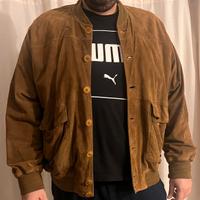 Bomber in camoscio xxl