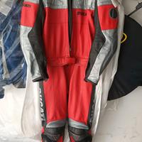 Tuta moto in pelle divisibile DAINESE-DUCATI