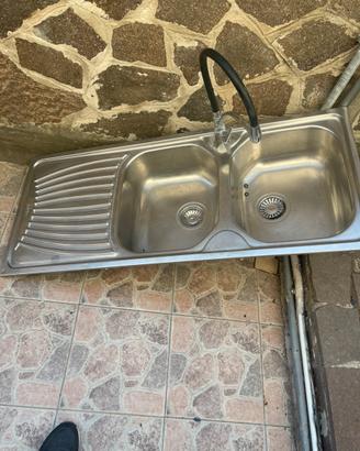 Lavelli cucina acgisio 2 vasche con rubinetto