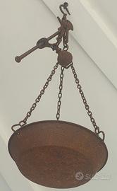 Bilancia a stadera antica, interamente in ferro, c