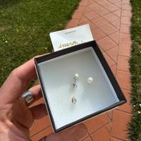 Orecchini perle AKOYA Giapponesi - oro bianco 18kt