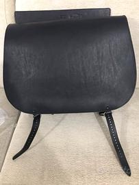Borsone cuoio moto custom