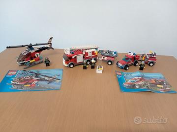 Lego lotto 3 set Pompieri Completi