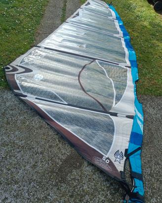Vela windsurf ezzy wave 5.0
