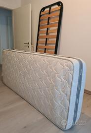 Materasso Singolo Eminflex + Rete Doghe In Legno
