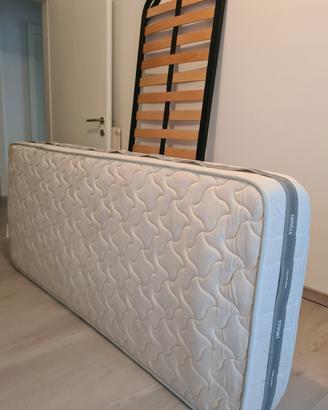 Materasso Singolo Eminflex + Rete Doghe In Legno