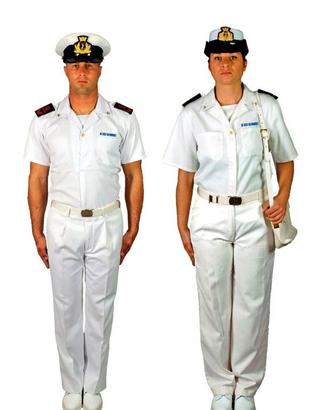 Marina Militare divisa SEB Servizio Estivo Bianco