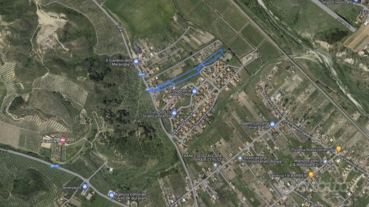 Roccelletta di Borgia terreno di ca 14.511 mq - Vista 2