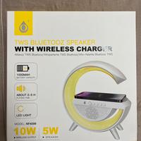 Caricatore wirless con speaker bluetooth