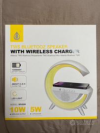 Caricatore wirless con speaker bluetooth