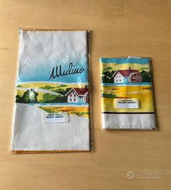 Mulino Bianco:Asciugamano e centrino nuovi anni 80