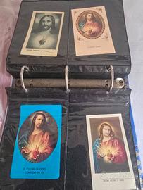 Collezione di Santini su album fotografico 142