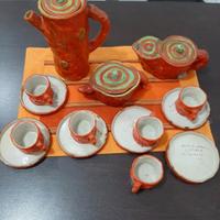 servizio  ceramica di caltagirone 
