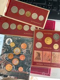 Vaticano monete in blister e folder
