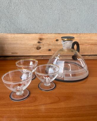Servizio cocktail vintage art deco’ francese