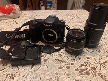 canon 40D + obiettivo 18-55+55-200 canon