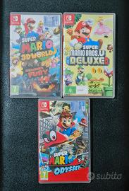 Lotto Super Mario Nintendo Switch 1 e 2