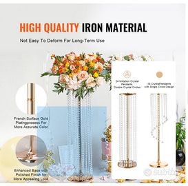 VEVOR Portafiori a Colonna 2 Pz