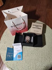 Swatch x omega mission to saturn full set nuovo