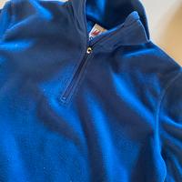 Magliette in pile con zip