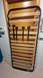 rete singola doghe in legno 