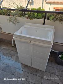 Mobile lavatoio INBAGNO salvaspazio 64x45