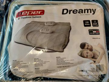 scaldaletto matrimoniale beper dreamy elettrico 