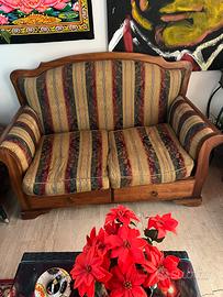 Divano 2 posti in arte povera