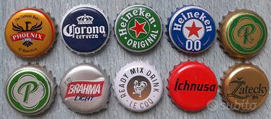 Tappi Birra Lotto 10 Rari : Mauritius Estonia ....