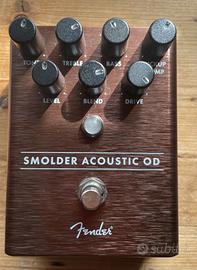 Fender Smolder overdrive/preamp  chitarra acustica