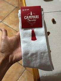 Calze Bianche Campari Soda EU 37-39 - NUOVE