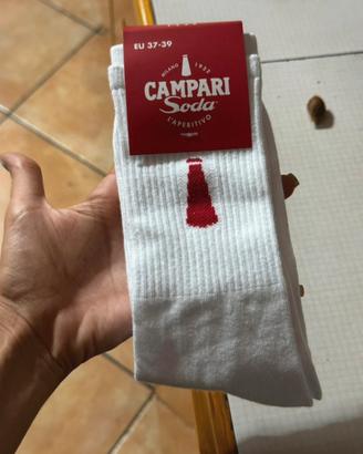 Calze Bianche Campari Soda EU 37-39 - NUOVE