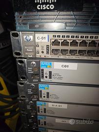 switch professionali Aruba HP Cisco