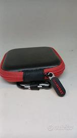 Porta cuffiette GAMURRY nero/rosso