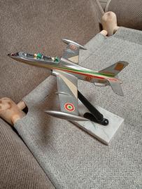 modellino aereo in alluminio 