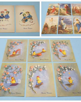 Cartoline vintage pasquali Edizioni Saemec 50 60