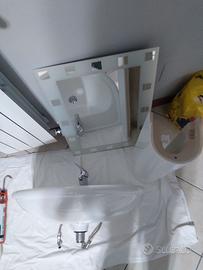 lavandino ceramica completo