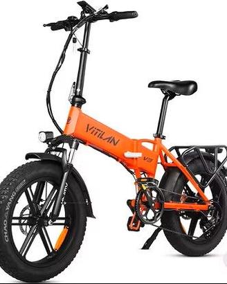 FAT BIKE PIEGHEVOLE V3 2.0 VITILAN 750w 48v NEW