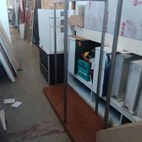 STENDER ACCIAIO E BASE TECK 40128